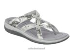 נשים סנדלים Orthofeet קליאו 444FP28 נחש לבן