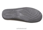 נשים סנדלים Orthofeet רצועת עקב ורונה 444FP37 שָׁחוֹר - Image 5