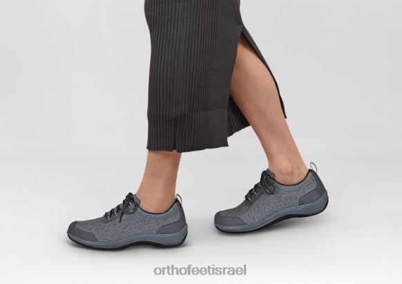 נשים נעלי קז'ואל Orthofeet צמר סיירה 444FP103 אפור