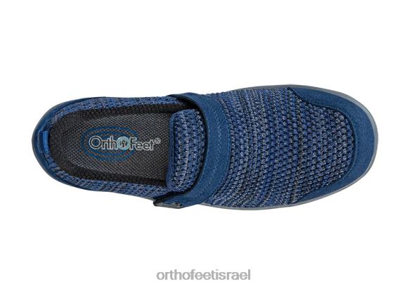 נשים נעלי קז'ואל Orthofeet מתיחה קווינסי 444FP105 כְּחוֹל