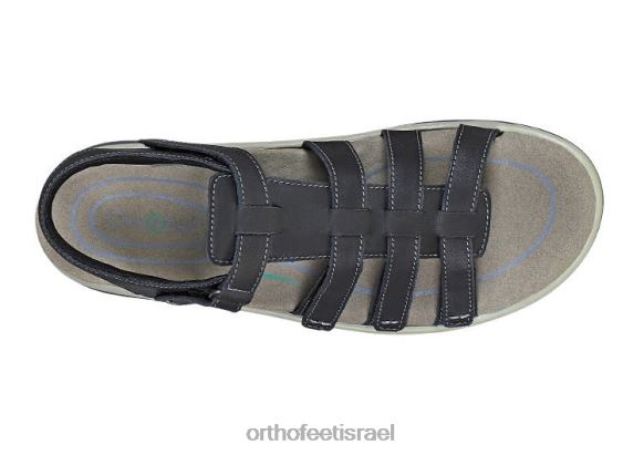 נשים סנדלים Orthofeet אמלפי 444FP10 שָׁחוֹר