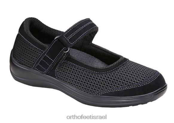 נשים נעלי קז'ואל Orthofeet צ'טנוגה 444FP110 שָׁחוֹר