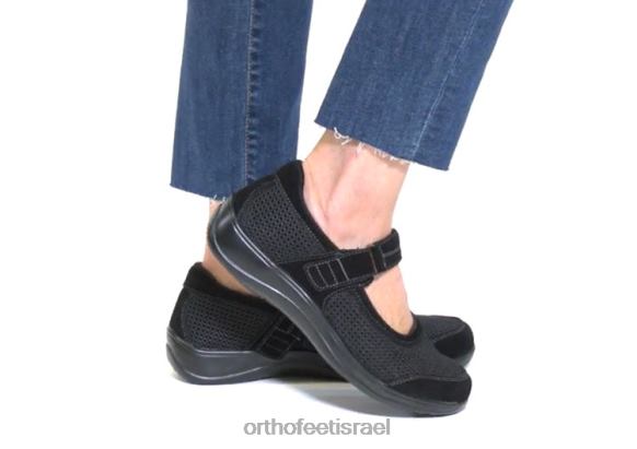 נשים נעלי קז'ואל Orthofeet צ'טנוגה 444FP110 שָׁחוֹר