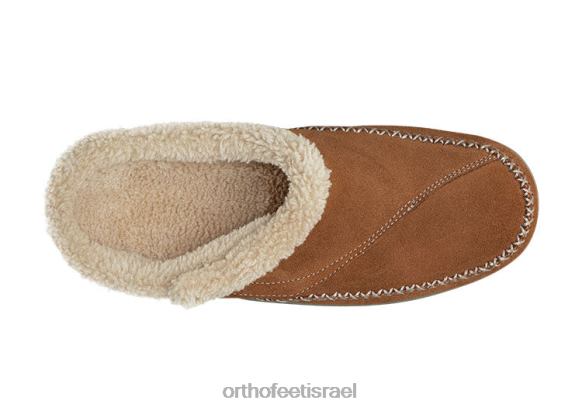נשים נעלי בית Orthofeet שארלוט 444FP115 חום