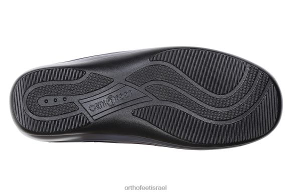 נשים נעלי בית Orthofeet סריג למתוח לואיז 444FP117 שָׁחוֹר