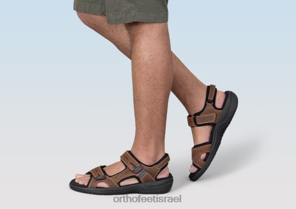 גברים סנדלים Orthofeet מַזַל תְאוּמִים 444FP119 חום