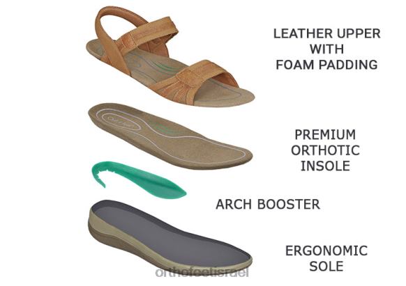 נשים סנדלים Orthofeet פלומה 444FP11 גָמָל