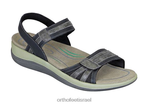 נשים סנדלים Orthofeet פלומה 444FP12 שָׁחוֹר