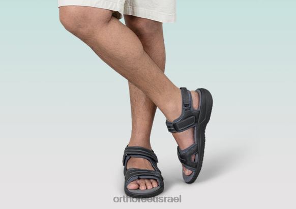 גברים סנדלים Orthofeet מַזַל תְאוּמִים 444FP120 שָׁחוֹר