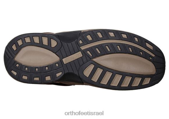 גברים סנדלים Orthofeet רצועת עקב אלפיני 444FP124 חום