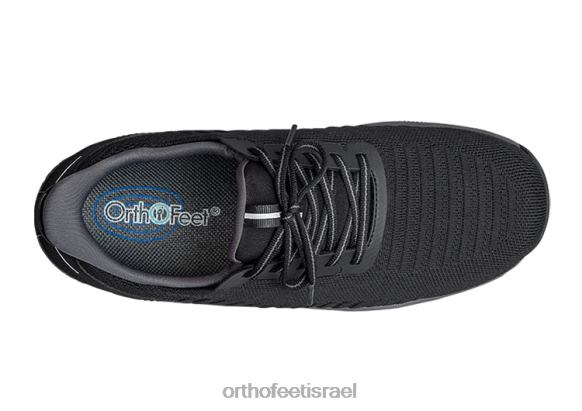 גברים נעלי ספורט Orthofeet יארי ללא ידיים 444FP126 שָׁחוֹר