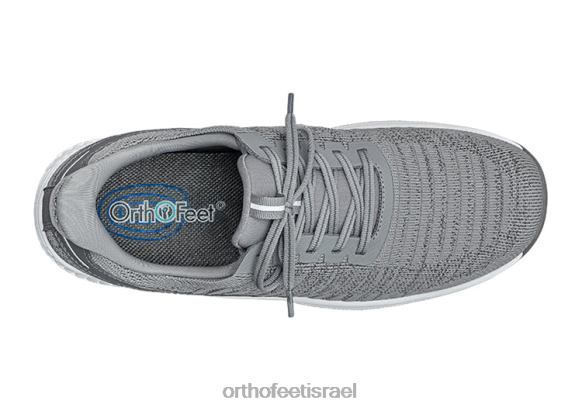 גברים נעלי ספורט Orthofeet יארי ללא ידיים 444FP127 אפור