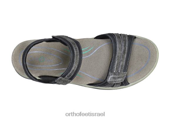 נשים סנדלים Orthofeet פלומה 444FP12 שָׁחוֹר
