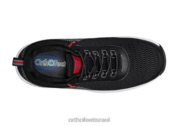 גברים נעלי ספורט Orthofeet מתיחה של מי קצה 444FP132 שָׁחוֹר