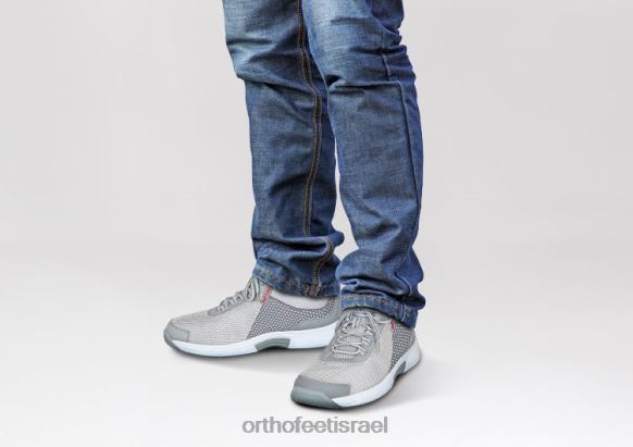 גברים נעלי ספורט Orthofeet מתיחה של מי קצה 444FP134 אפור