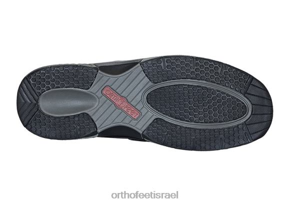 גברים נעלי ספורט Orthofeet ספרינט ללא תיקו 444FP135 שָׁחוֹר