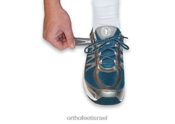 גברים נעלי ספורט Orthofeet ספרינט ללא תיקו 444FP137 כְּחוֹל