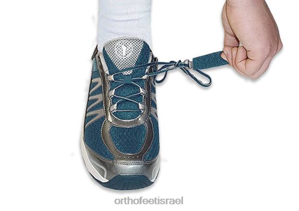 גברים נעלי ספורט Orthofeet ספרינט ללא תיקו 444FP137 כְּחוֹל