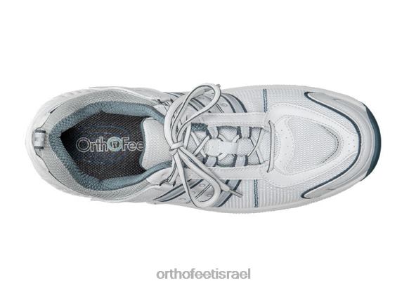 גברים נעלי ספורט Orthofeet מונטריי ביי ללא עניבה 444FP142 לבן