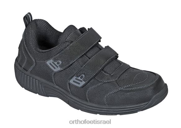 גברים נעלי ספורט Orthofeet אלמו 444FP145 שָׁחוֹר