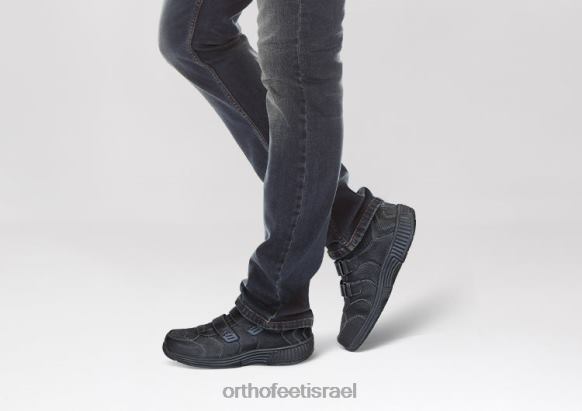 גברים נעלי ספורט Orthofeet אלמו 444FP145 שָׁחוֹר