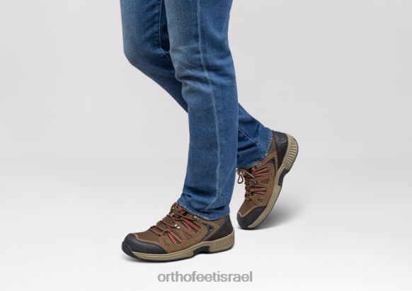 גברים נעלי ספורט Orthofeet סורנטו 444FP147 חום