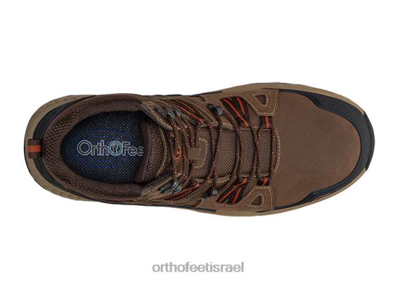 גברים נעלי טיולים Orthofeet רידג'ווד 444FP150 חום