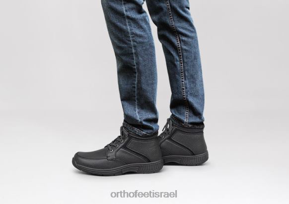 גברים מגפיים Orthofeet קו גבוה 444FP153 שָׁחוֹר