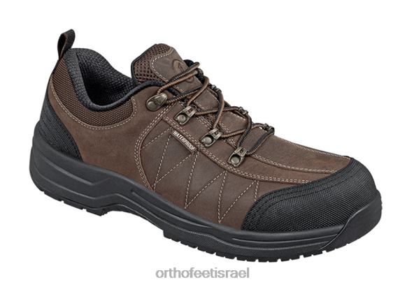 גברים נעלי עבודה Orthofeet נעלי עבודה דולומיט 444FP161 חום