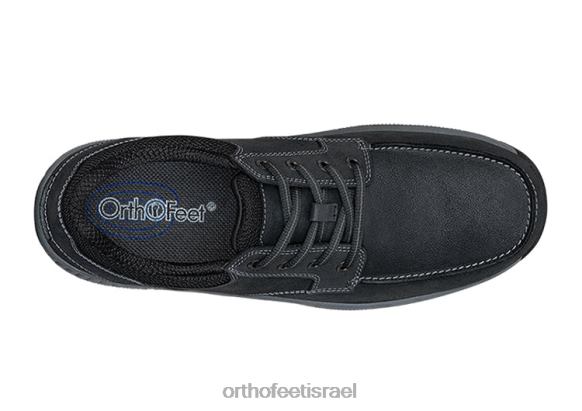 גברים נעלי קז'ואל Orthofeet מַזַל אַריֵה 444FP165 שָׁחוֹר