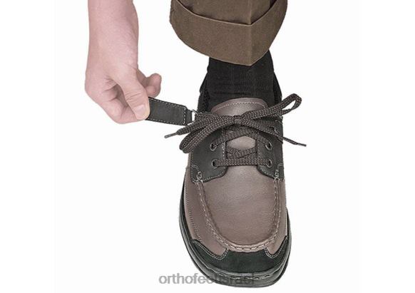 גברים נעלי קז'ואל Orthofeet באטון רוז' ללא עניבה 444FP167 חום