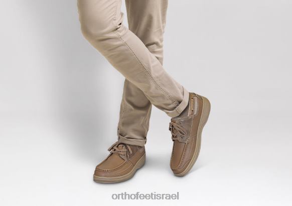גברים נעלי קז'ואל Orthofeet באטון רוז' 444FP168 חוֹל