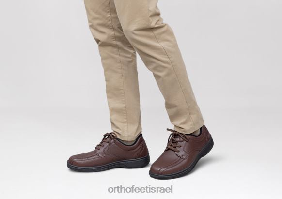 גברים לבש נעליים Orthofeet חסד 444FP171 חום