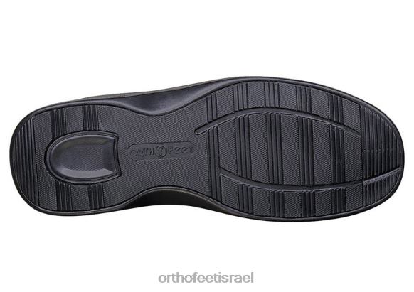 גברים לבש נעליים Orthofeet מרכז לינקולן 444FP173 שָׁחוֹר