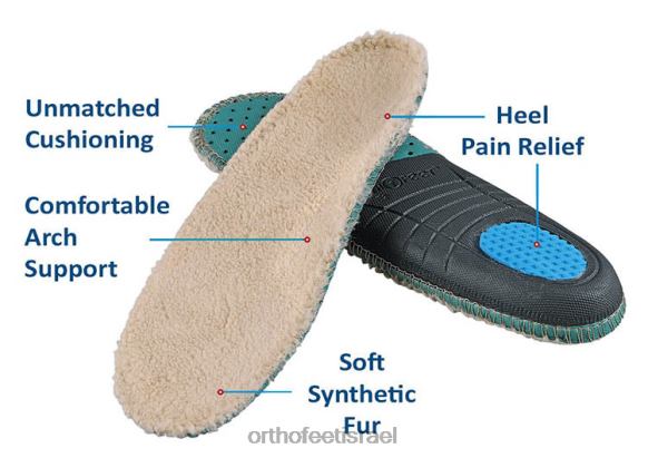 גברים נעלי בית Orthofeet טוסקנה 444FP178 חום