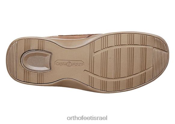 גברים נעלי בית Orthofeet טוסקנה 444FP178 חום