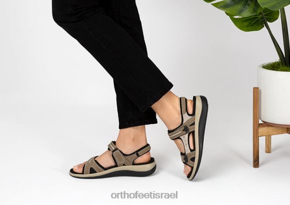 נשים סנדלים Orthofeet ונציה 444FP1 חום
