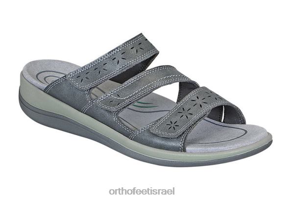 נשים סנדלים Orthofeet סהרה 444FP21 אפור
