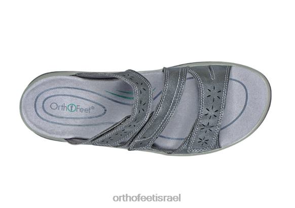 נשים סנדלים Orthofeet סהרה 444FP21 אפור