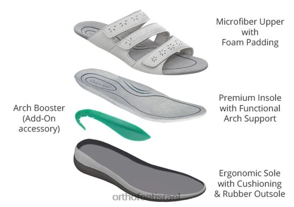 נשים סנדלים Orthofeet סהרה 444FP22 עֶצֶם