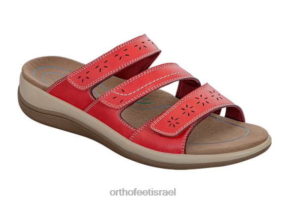 נשים סנדלים Orthofeet סהרה 444FP23 אָדוֹם