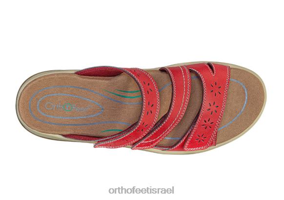 נשים סנדלים Orthofeet סהרה 444FP23 אָדוֹם