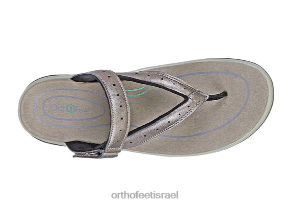 נשים סנדלים Orthofeet גאיה 444FP25 נֶתֶך בְּדִיל וְעוֹפֶרֶת