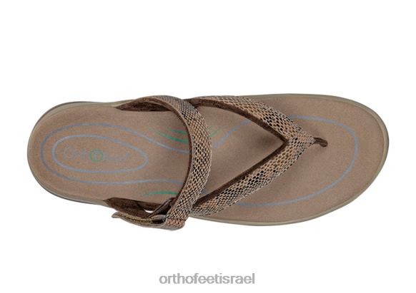 נשים סנדלים Orthofeet גאיה 444FP27 חום