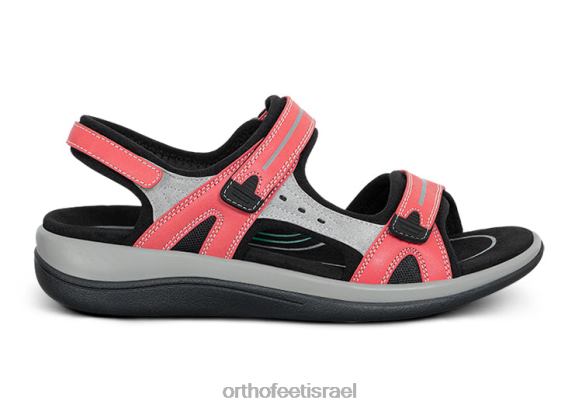 נשים סנדלים Orthofeet ונציה 444FP2 אָדוֹם