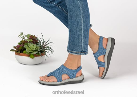 נשים סנדלים Orthofeet ליירה 444FP31 כְּחוֹל