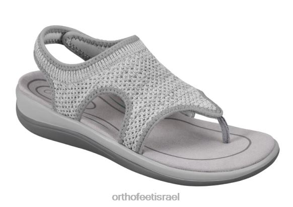 נשים סנדלים Orthofeet ליירה 444FP32 אפור