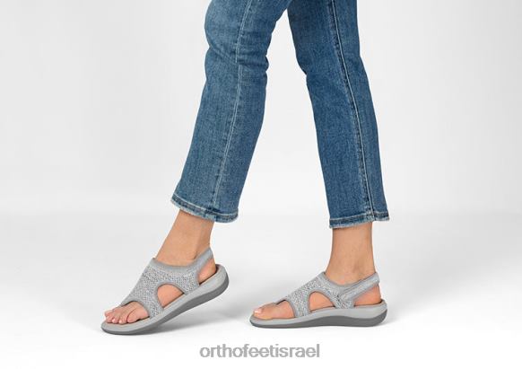 נשים סנדלים Orthofeet ליירה 444FP32 אפור