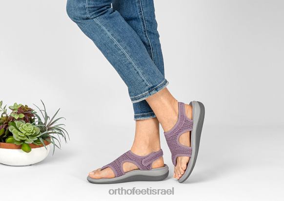נשים סנדלים Orthofeet ליירה 444FP33 ורד