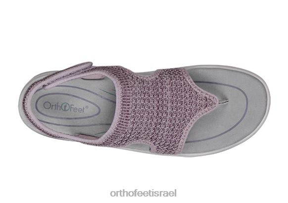 נשים סנדלים Orthofeet ליירה 444FP33 ורד